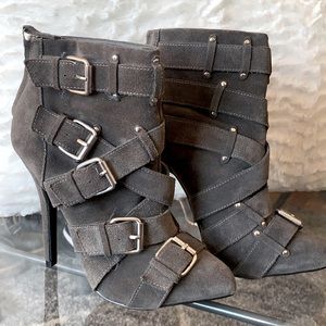 Gray Triumph Booties